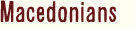 Macedonians