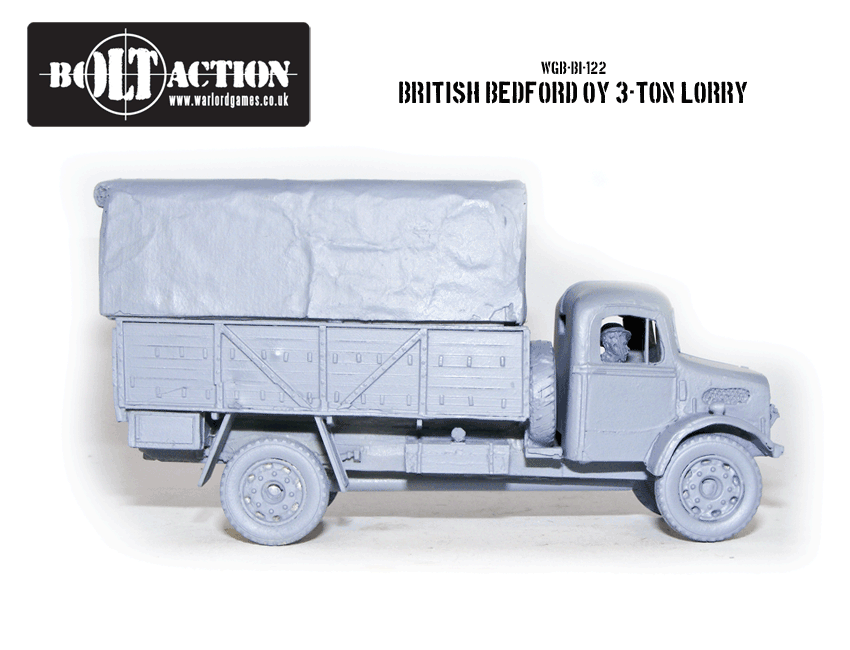 New: British Bedford OY 3-ton lorry! Warlord