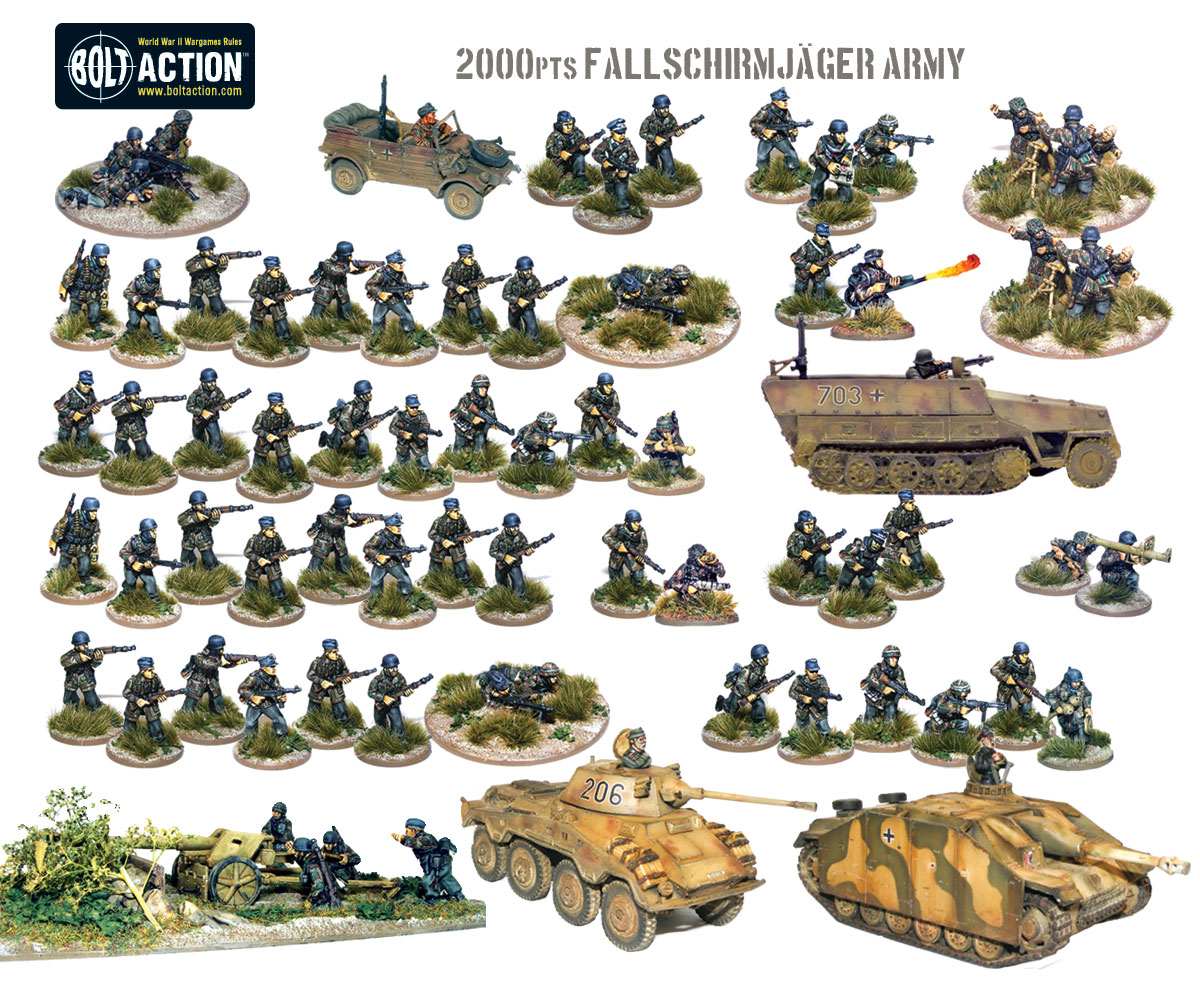 New Bolt Action Fallschirmjäger army deals Warlord Games