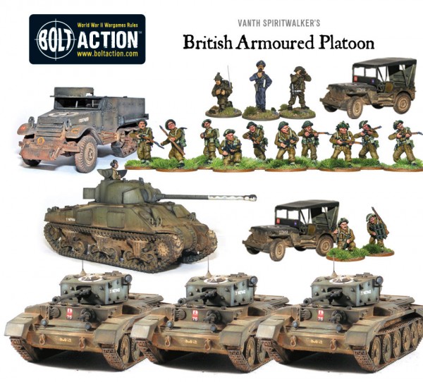 modern british tank platoon
