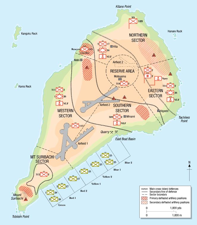 Iwo Jima And Okinawa Map