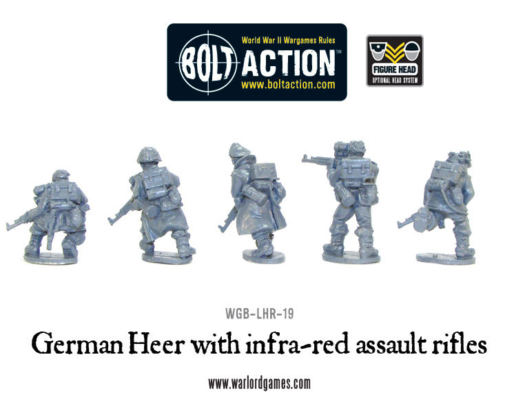 New: German Heer with infra-red assault rifles - Warlord Games