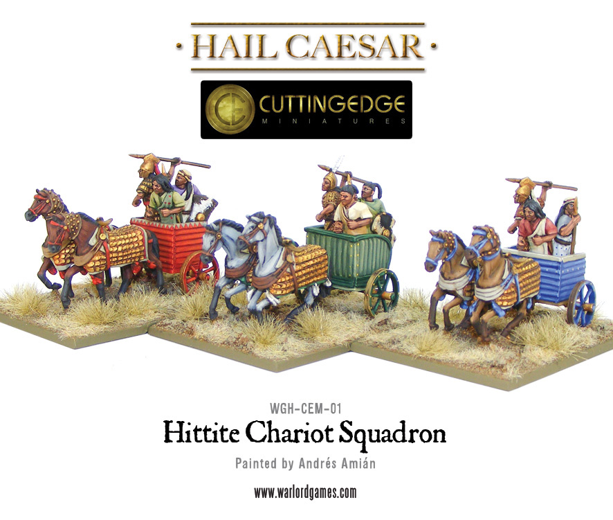 New: Hittite Or Anatolian Light Chariots - Warlord Games