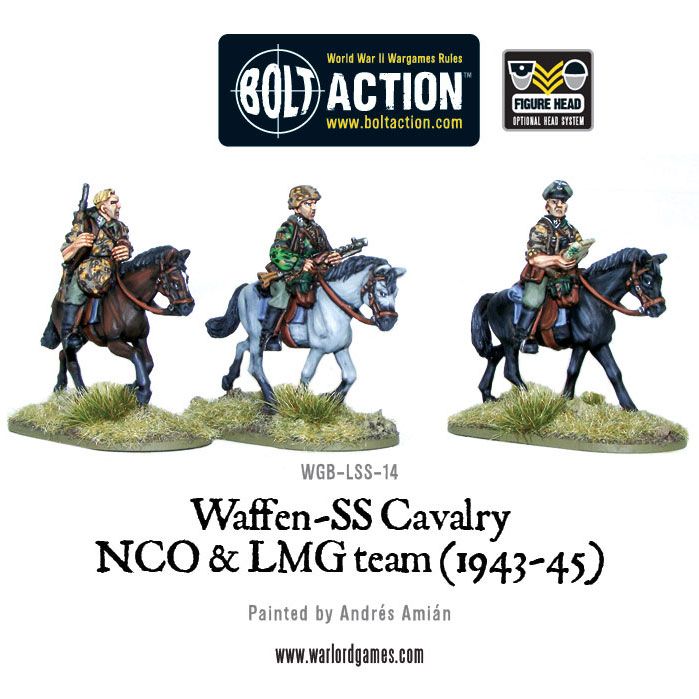 WGB-LSS-14-Waffen-SS-Cavalry-NCO-LMG-b - Warlord Games