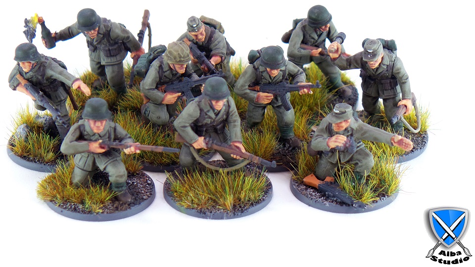 Hobby: Painting a 10 man squad of Grenadiers - Warlord Games