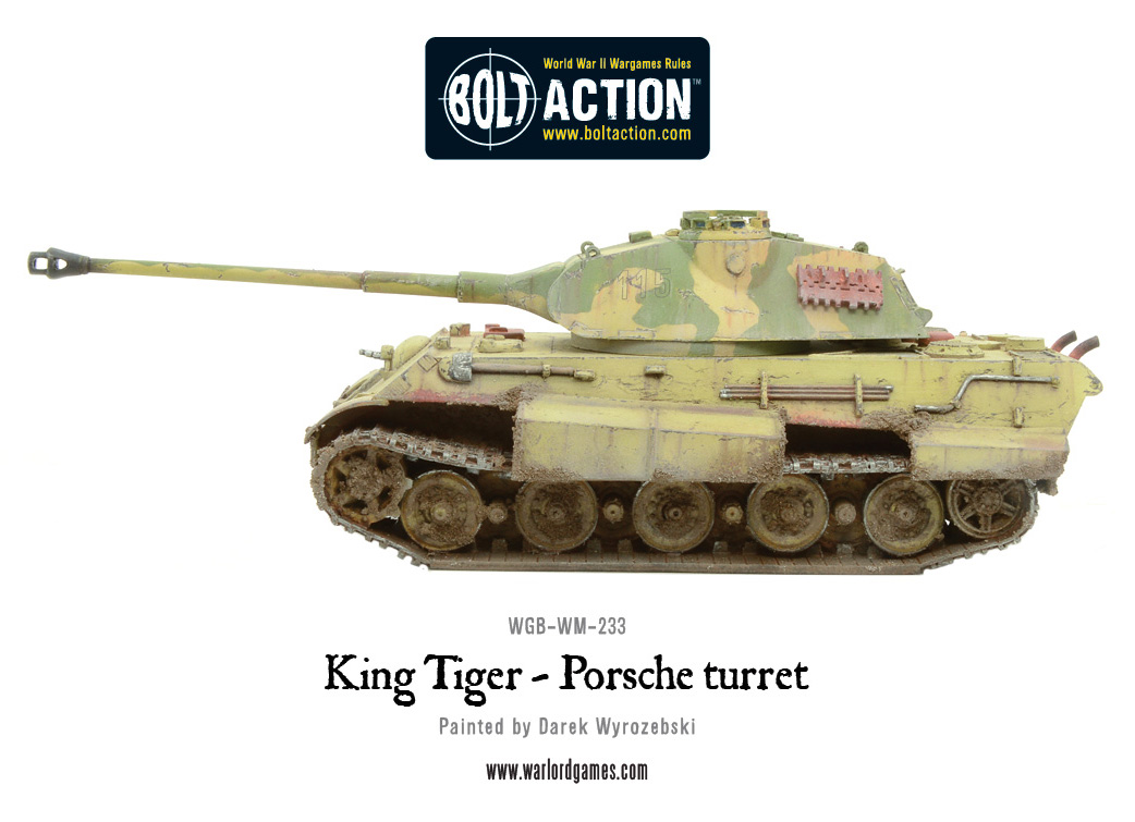 King Tiger Tank Battlefield