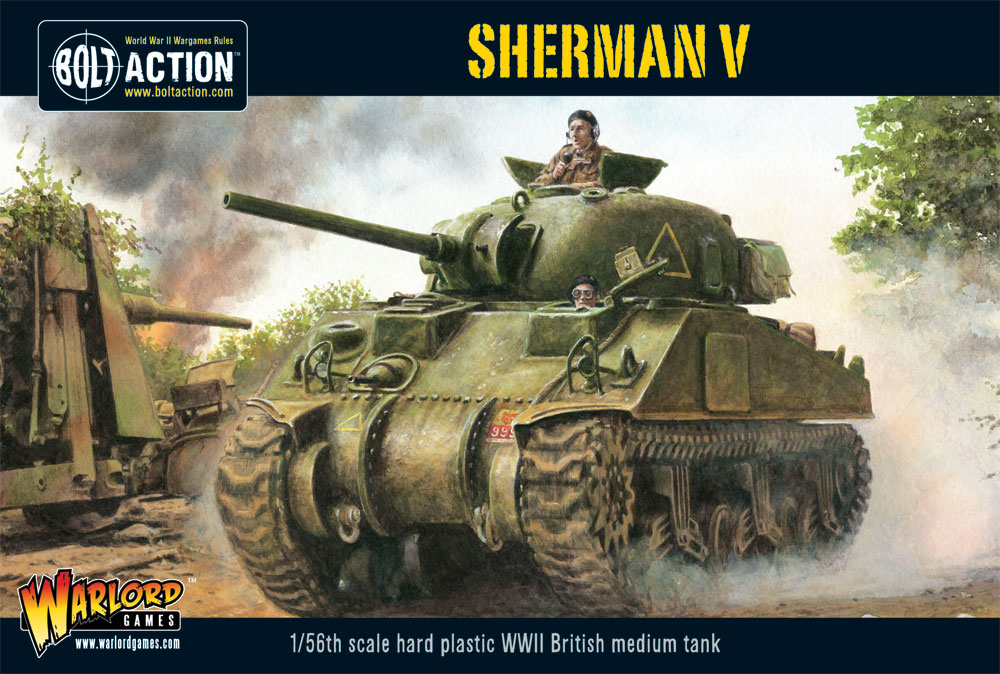 New: Plastic Sherman V - Warlord Games