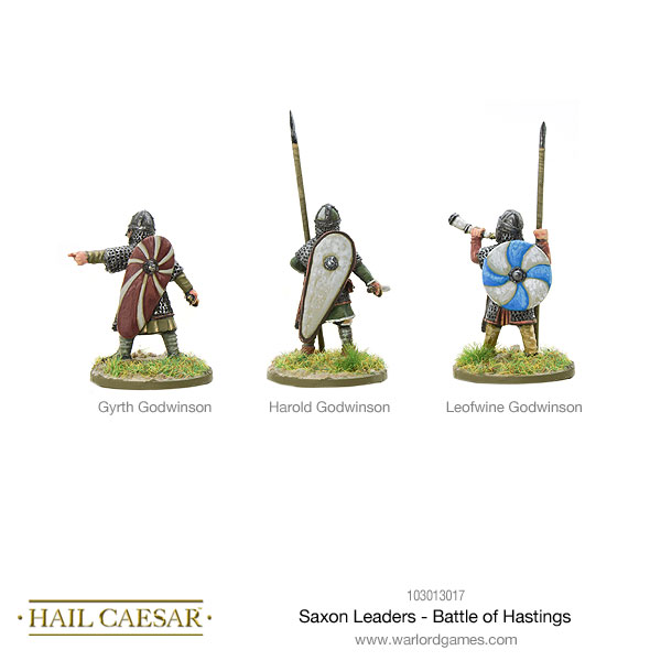 New: Saxon Leaders + Warlords - Warlord Games