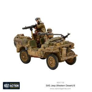 New: SAS Jeep (Western Desert) B - Warlord Games