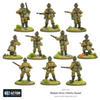 New: Belgian Army HQ + Belgian Infantry Squad - Warlord Games