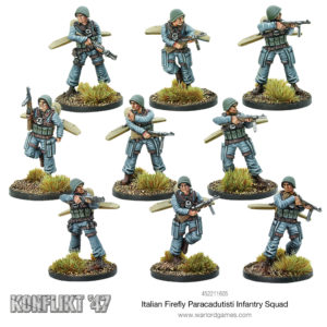 New: Italian Firefly Paracadutisti Infantry Squad - Warlord Games