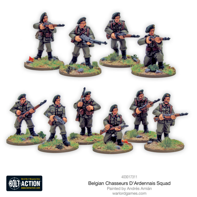 Update: Belgian Chasseurs D'Ardennais - Warlord Games