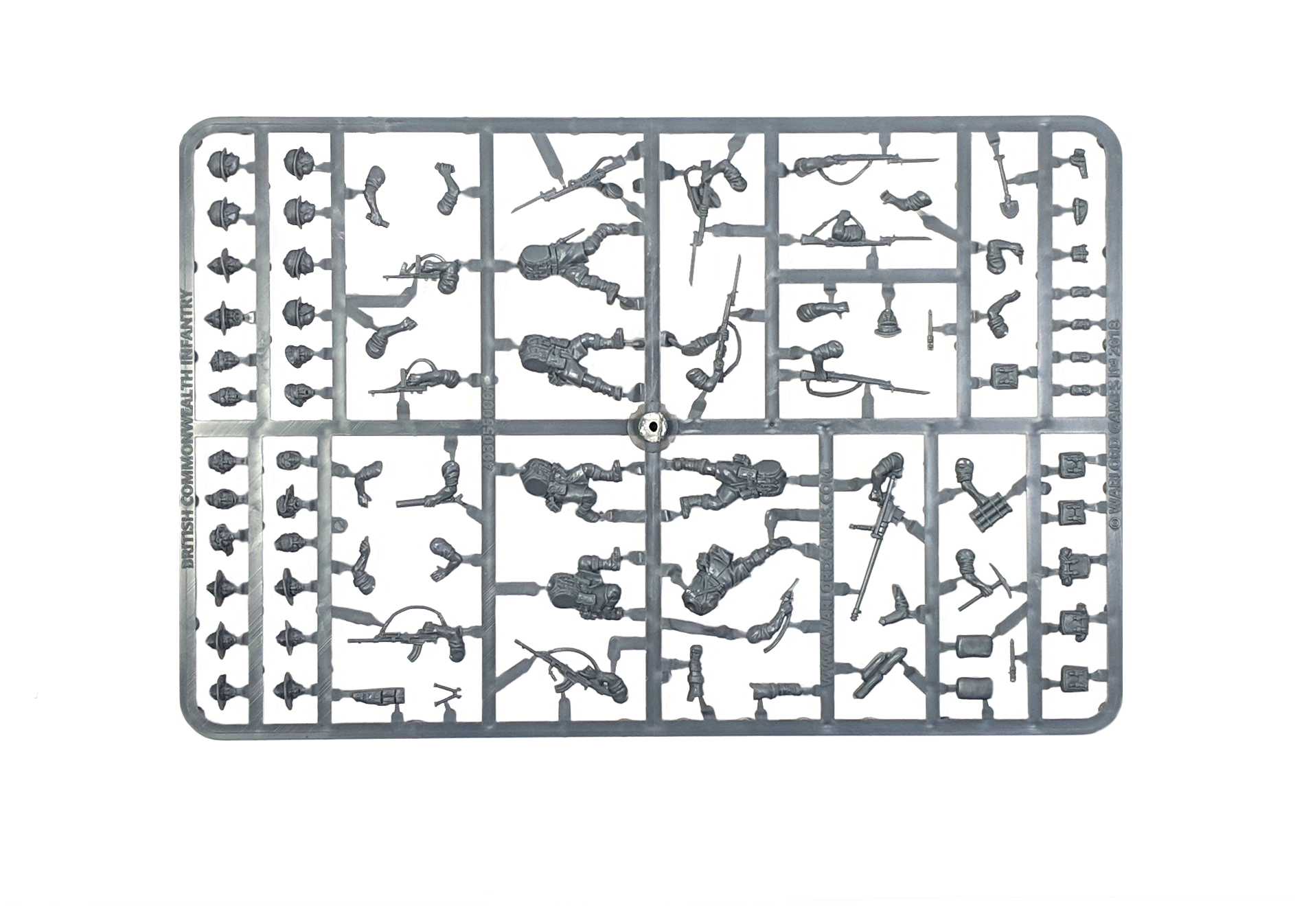 British-Commonwealth-Infantry-Sprue - Warlord Games