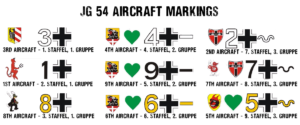 JG54 aircraft markings.