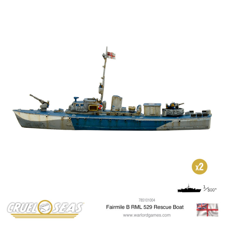 Cruel Seas: Fairmile B RML 529 Rescue Boat - Warlord Games