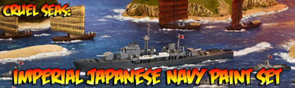 Cruel Seas: Imperial Japanese Navy Paint Set - Warlord Games