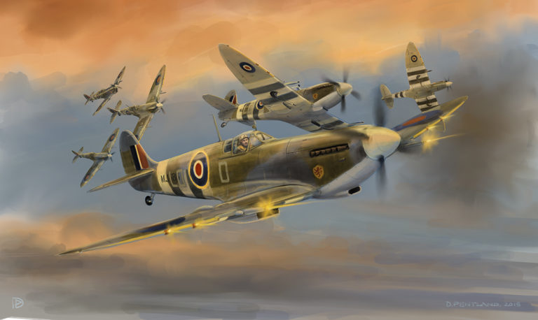 Blood Red Skies: The Spitfire Mk.IX | Warlord Games